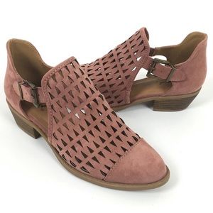 Qupid Suede Booties 6 Sochi-101 Ankle Faux Leather